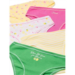 PINK 5-Pack Cotton Cheeky Panties