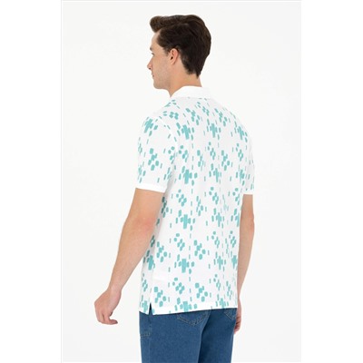 Erkek Mint Polo Yaka Tişört