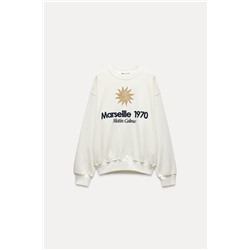 SUDADERA BORDADO CONTRASTE