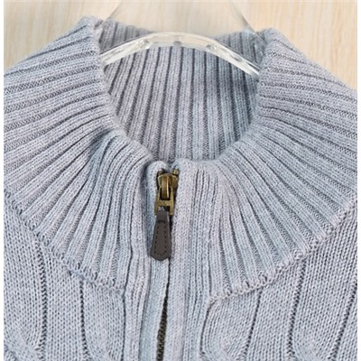 Классический хлопковый трикотажный кардиган  РАЛЬ*Ф Л