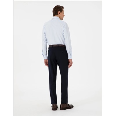 Lacivert Slim Fit Kumaş Pantolon