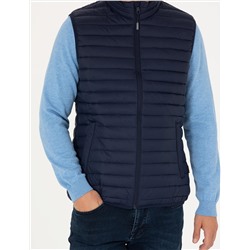 Lacivert Slim Fit Yelek