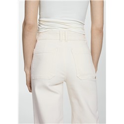 Jeans Catherin culotte tiro alto