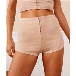 Pantalones cortos de ante