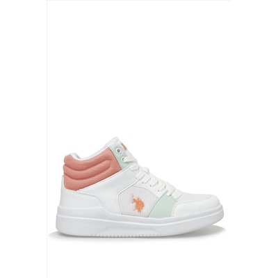 U.S. Polo Assn. LAMA WMN 3FX Beyaz Kadın High Sneaker