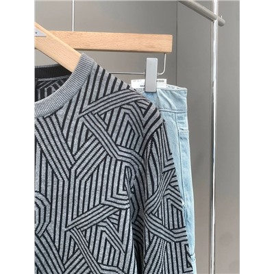 Мужской вязаный пуловер  ДКН*АЙ