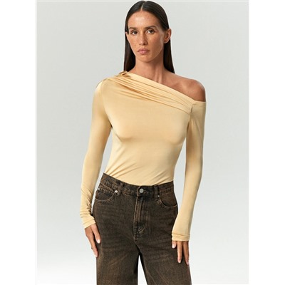 Лонгслив с ассиметрией, B3137/cosha