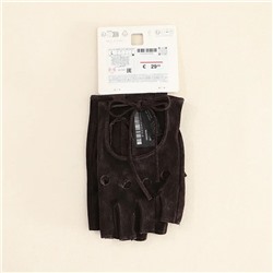 Женские замшевые перчатки без пальцев  ZAR*A