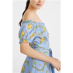 Vestido corto limones