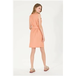 Kadın Pudra Dokuma Elbise