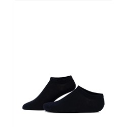 Erkek Bambu Karışımlı 3'lü Paket Gri Patik Basic Çorap