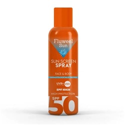 Fluweel Aerosol Sun Screen Spray 50 SPF 200 ml Аэрозольный солнцезащитный спрей 50 SPF 200 мл