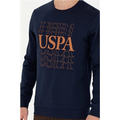 Erkek Lacivert Bisiklet Yaka Sweatshirt