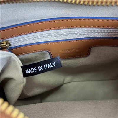 270PINKO новая женская джинсовая сумка через плечо с буквенным логотипом и цепочкой, версия с чипом, полная упаковка, размер: 24*14*7 распродажа