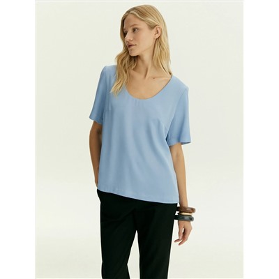 Блузка из 100% вискозы с вырезом, B3240/ozzy