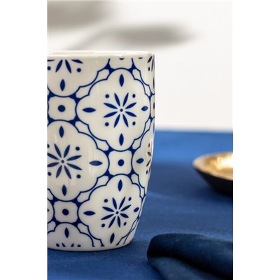 Morris Kupa - Mavi/Beyaz - 360 ml