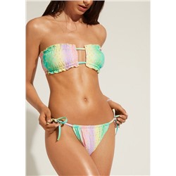 Brazilian-Bikinihose mit schmalen Bändchen Panama