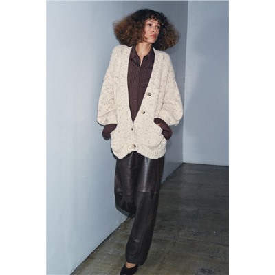 CHAQUETA OVERSIZE PUNTO PINCHITA