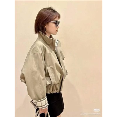 Стильная женская куртка в стиле Botteg*a venett*e