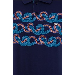 Erkek Lacivert Polo Yaka Tişört