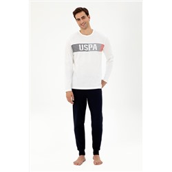 Erkek Ekru Pijama Takımı