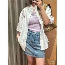 Женская трикотажная майка  АМ*И