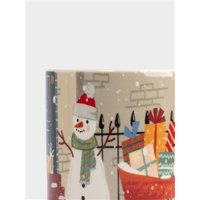 Кружка, 350 мл, 4 шт, фарфор N, Украшенный дом, Band