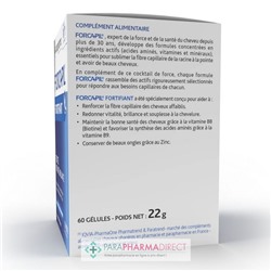 ArkoPharma Forcapil Fortifiant - Force, Vitalité & Brillance - Cheveux & Ongles Affaiblis - 60 gélules