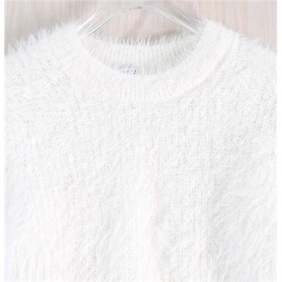 Белый, мягкий и теплый свитер ЗАР*А
