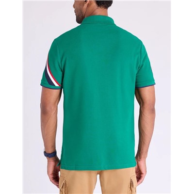 SIGNATURE TRICOT TAPE PIQUE POLO SHIRT