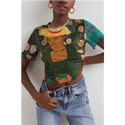 Camiseta texturas obra de arte