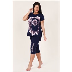 Костюм с бриджами  FASHION flower  397