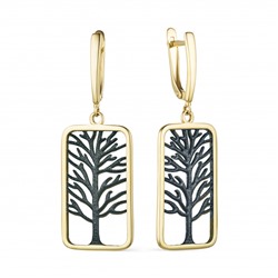 Серьги серебро 52913YZ