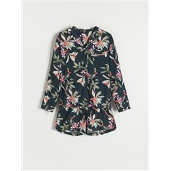 Gemustertes Pyjama-Set