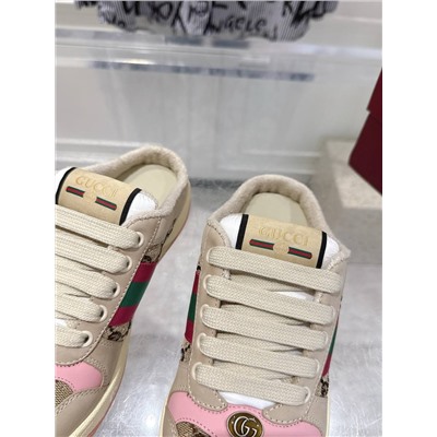 Модные кроссовки без задника 3 цвета ГУЧЧ*И