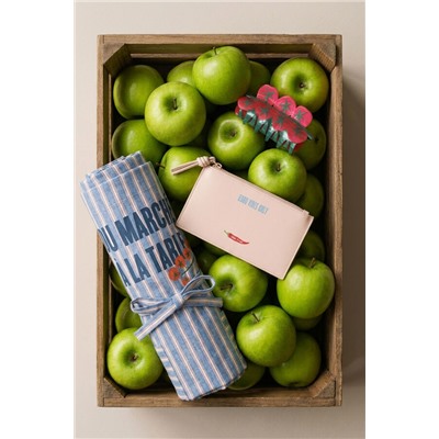 Conjunto de pinza, monedero y delantal