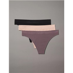 Bonded Flex 3-Pack Mid Rise Thong