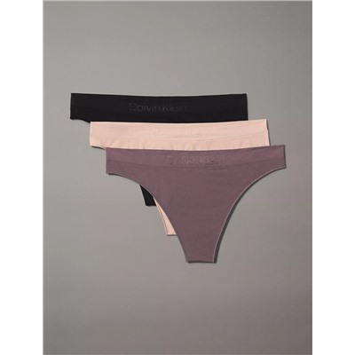 Bonded Flex 3-Pack Mid Rise Thong