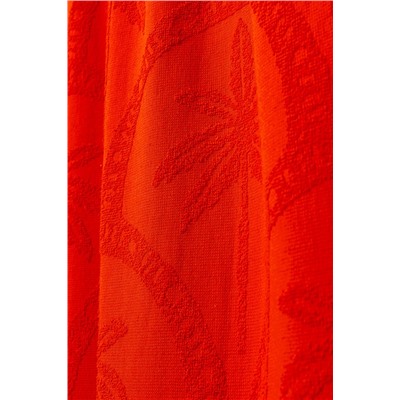 Palmie %100 Pamuk Plaj Havlusu - Turuncu - 70x150 cm