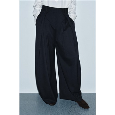 PANTALÓN WIDE LEG PINZAS ZW COLLECTION