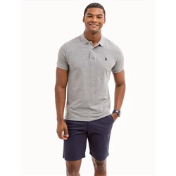 SLIM FIT SOLID PIQUE POLO SHIRT