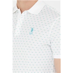 Erkek Beyaz Polo Yaka Tişört