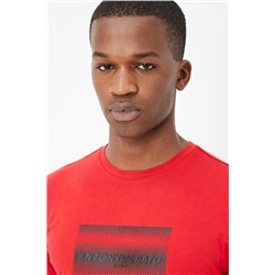 Camiseta super slim fit - Rojo