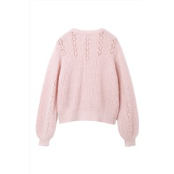 Jersey de lana y mohair Rosa