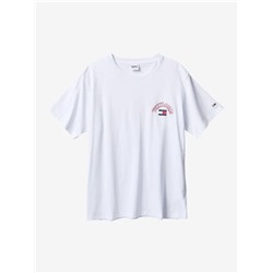 Tomm*y Jean*s мужская футболка с вышитым логотипом бренда, экспорт