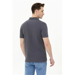 Erkek Antrasit Basic Polo Yaka Tişört