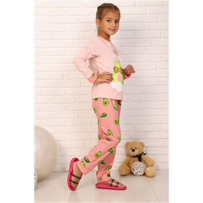 Пижама с брюками Кошка авокадо дл. рукав НАТАЛИ #881444