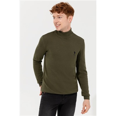 Erkek Haki Basic Kazak