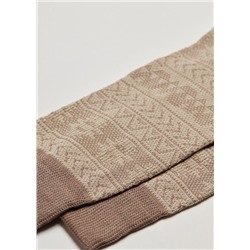 Kurze Herrensocken mit Fil d‘Ecosse und Muster
