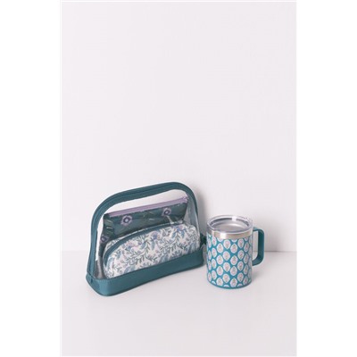 Taza térmica estampada verde